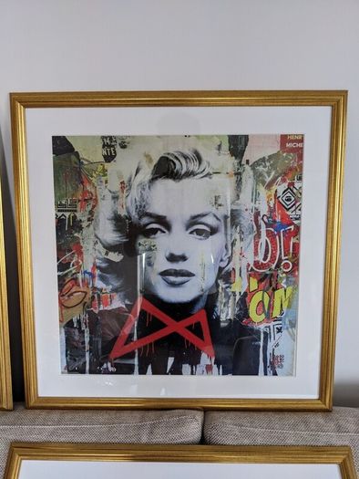 3 High Quality Marilyn Monroe Framed Prints