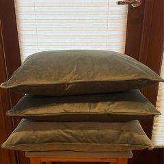 Dunnes Stores Velvet Cushions Sage Green (15 Available)