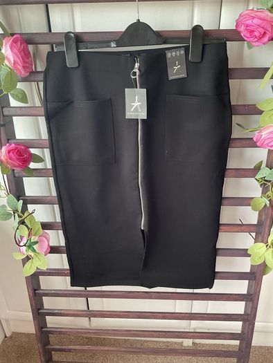 skirt Bnwt black pencil skirt size 12 front zipped detail