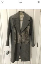 Sandro wool coat size 8 10