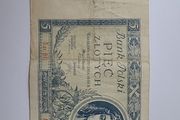 Poland  5 zlotych banknote 1930