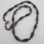 Vintage Venetian Style Feather Desgin Glass Beads Necklace Image 7