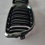 BMW 1 Series E81 E82 E87 E88 Gloss Black Kidney Grilles Brand New Image 6