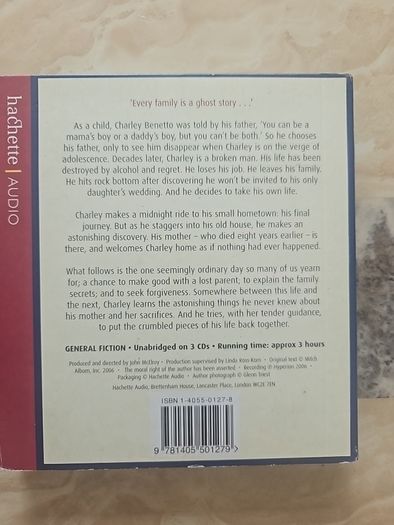 Mitch Albom 3CD Audiobook - For One More Day