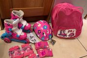 tri skate set pink