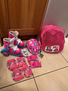 tri skate set pink