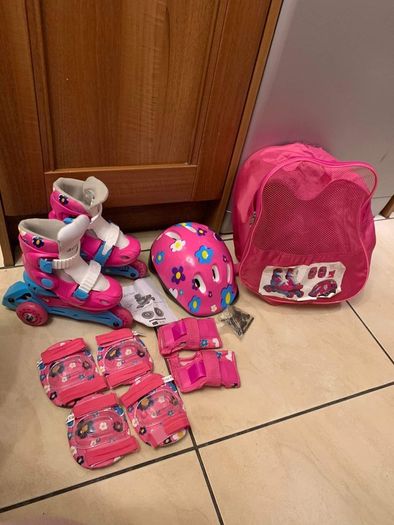 tri skate set pink