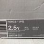Nike Air Force 1 Kids UK 2 White Grey Black Brand New and Unworn Image 3