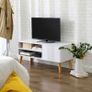 New Scandinavian TV Console Cabinet Display - FREE P&P Image 2