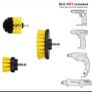 3 Pcs Drill Brusch Brand New Image 2