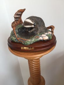 Vintage Royal Doulton Badger Figurine from The Wildlife Collection