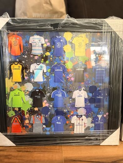 Framed jersey prints