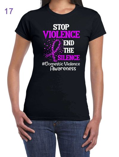 Domestic Violence Awareness T-Shirt Woman