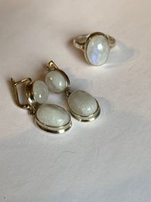 Designer ring & earrings set
