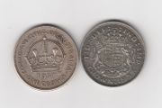 1937, Australian Crown,92.5% silver coin &amp; 1937 G.B. Crown 50% silver coin (no. 479)
