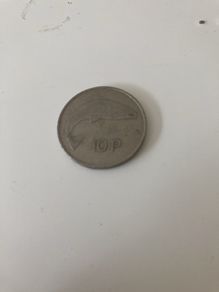 10 Irish pence 1974,1978