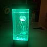 Large Jellyfish Sensory Mood Lamp Colour Changing Image 3