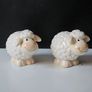 Vintage Novelty Cruet Set Little Lamb Shakers Image 2