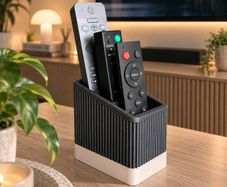 Remote Control Organiser  Ribbed Desktop Storage Holder