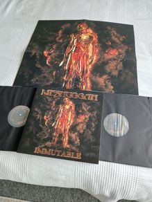 Meshuggah Immutable 1st press 2022 with poster