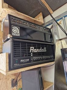 2 Randall rh150 amp heads and 2  cabs