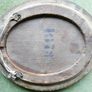 Antique Oval Picture Frame Photo Women Gold Painted Wood 10 x  8 Image 8