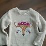 Girls white jumper size 6 Image 4