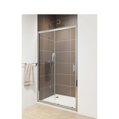 shower door sliding chrome