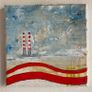 Original Abstract Painting Painting of Poolbeg chimneys Dublin Contemporary Art Original Art Modern Irish abstract art Image 3