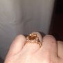 9 Carat Gold Diamond and Citrine Ring Image 4