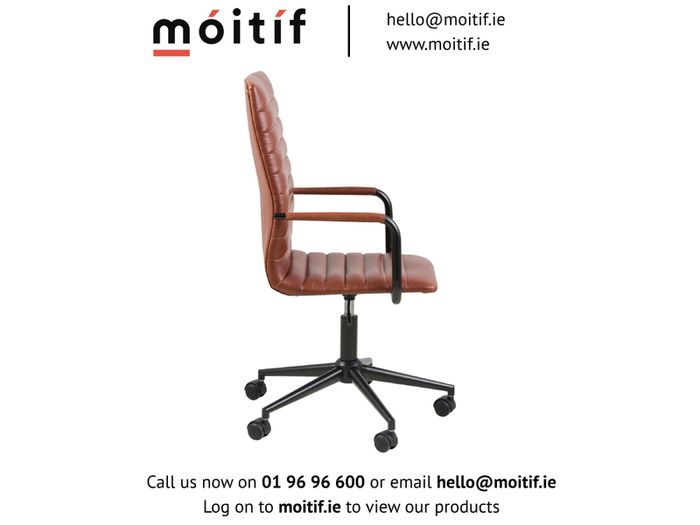 Wade Desk Chair - Brown