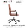 Wade Desk Chair - Brown Image 3