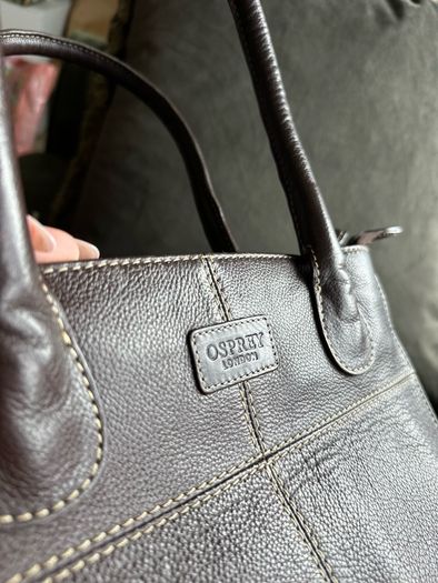 Vintage Osprey London Leather Bag