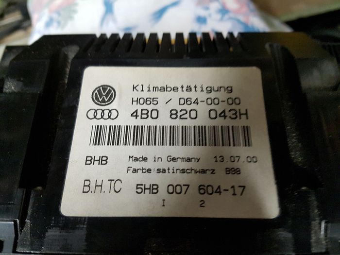 audi a6 c5 air condition and heater controller