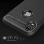 For Apple iPhone XR Carbon Fibre Design Case TPU Cover - Black Image 4