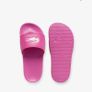 LACOSTE Pink/White Serve Sliders Image 2