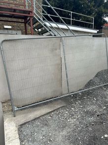 Temporary fencing panels