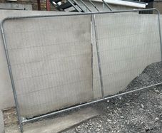 Temporary fencing panels