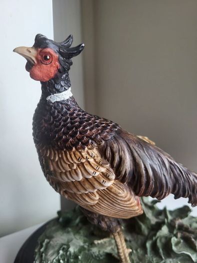 Capodimonte Pheasant Sculpture Fifurine