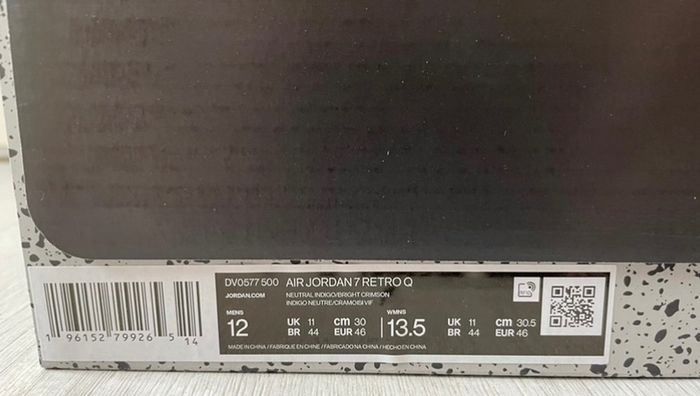 Nike Air Jordan 7 Quai 54 Uk 11 /  Us 12 Deadstock