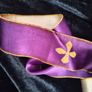catholic priest purple and gold silk stole Image 4