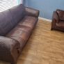 Leather suite couches Image 4