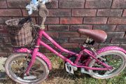 Girls bike with basket