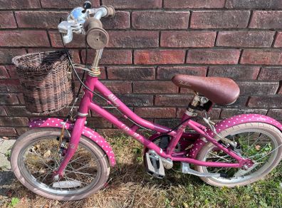 Girls bike with basket