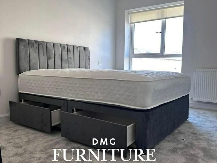 New Divan Beds With Mattress And Headboard All Sizes