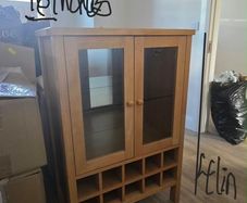 Solid Wood Display / Wine Cabinet