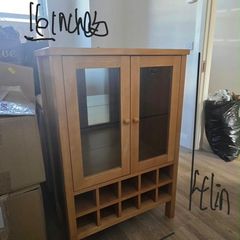 Solid Wood Display / Wine Cabinet