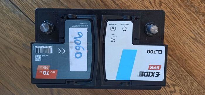Stop/Start Car battery - Exide EFB 096  - El700  - New!