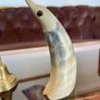 Vintage Mid Century Hand Carved Dykehead Scotland Penguin Bovine Horn Figure Image 5