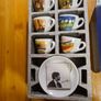 Expresso Cups And Saucers Titled Luci Del Mediterraneo Designed By Cesare Glardini Coccoz. Image 4